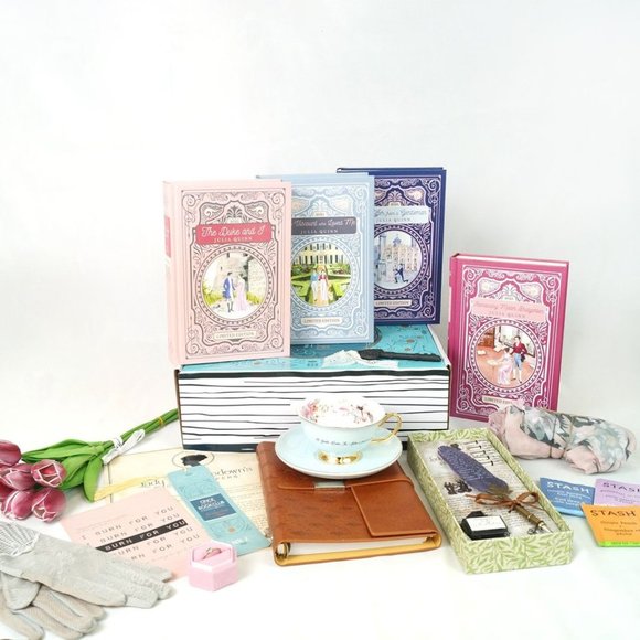 Once Upon a Book Club Complete Bridgerton Series-Books and Gifts-Signed by Julia - Picture 1 of 1